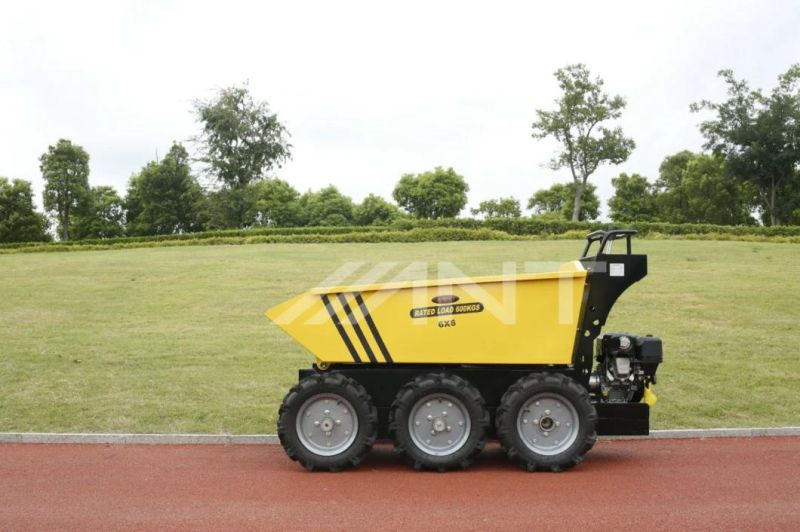 By600-6 Mini Dumper Power Barrow Truck Garden with Six Wheels