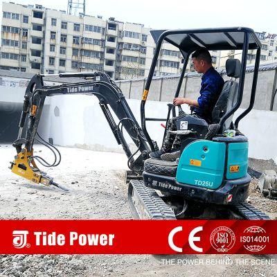 Yanmar 3tnv70, Compact Design Mini Excavator, 0.06m&sup3; Digging Capacity, 360&deg; Rotation Operation Mini Excavator, Cost-Effective Mini Excavator