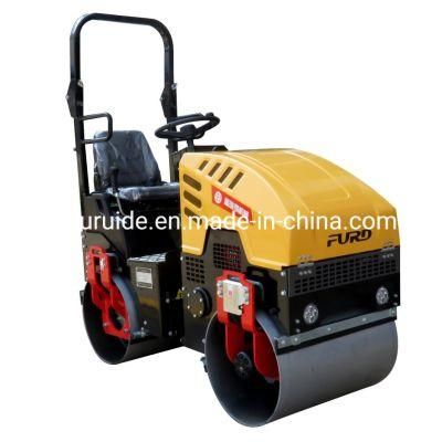 Hydraulic Double Drum 1 Ton Ride on Vibratory Road Roller