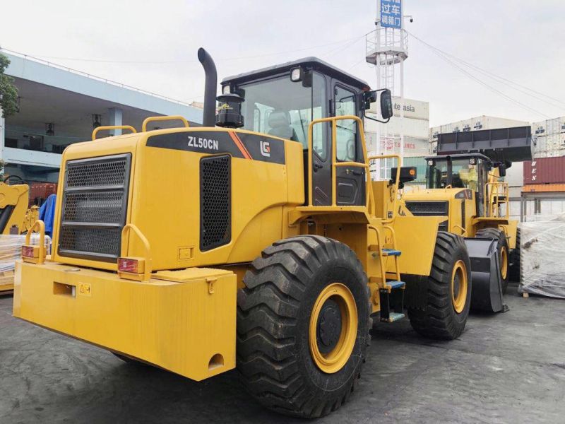 Liugong Brand 5 Ton Articulated Wheel Loader Zl50cn Mini Front End Loaders