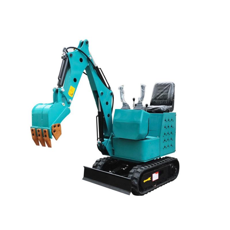 1000kg Electric Full Hydraulic Two Cylinder Water Cool Engine Digger Mini Excavator