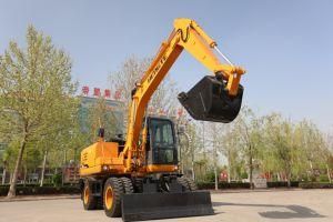 New 12t Wheel Type Excavator Factory