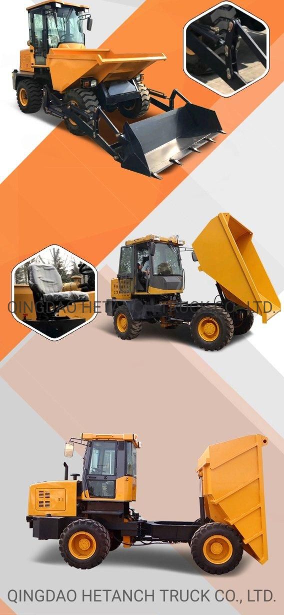 4x2 4x4 YANMAR Engine automatic transmission 3 tons mini truck dump tipper site dumpers