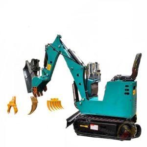 China Construction Excavator Lithium Digger 800kg Mini Small Electric Crawler Excavator with Best Price