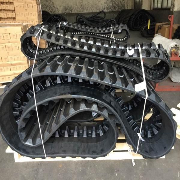 600*125*62 Black Rubber Track for Hanix Rt800 Dumper