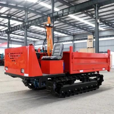 Mini Rubber Crawler Dumper Trucks Transporter Mini Dumper for Sale