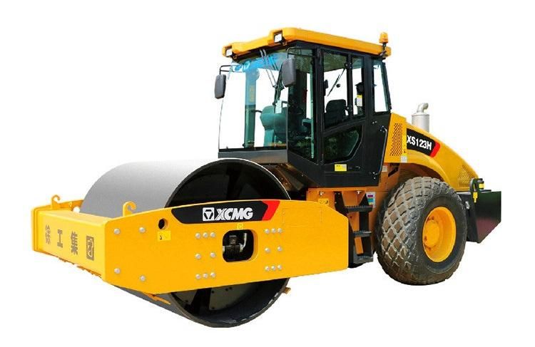 XCMG Official Xs123h 12 Ton Single Drum Vibratory Road Rollers Compactor