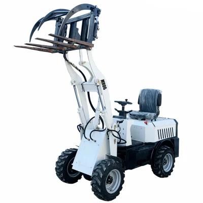 2022 New Mr904EV 400kg 600kg Compact Mini Wheel Electric Loader