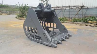 26ton Excavator Dustpan Design 1200mm Skeleton Bucket