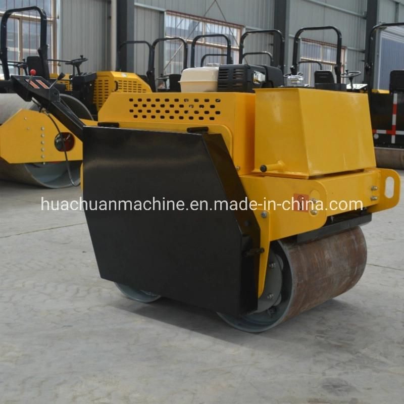 Hand Walking Type Petrol Double Wheel Road Roller