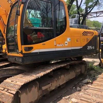 Used Hyundai R215-9/R215-7/R150-7/R210-7/R350-7/R225-7/R215-7/220-5 Crawler Excavator/ Hyundai Excavator/Used Construction Machines/ 21 Tons