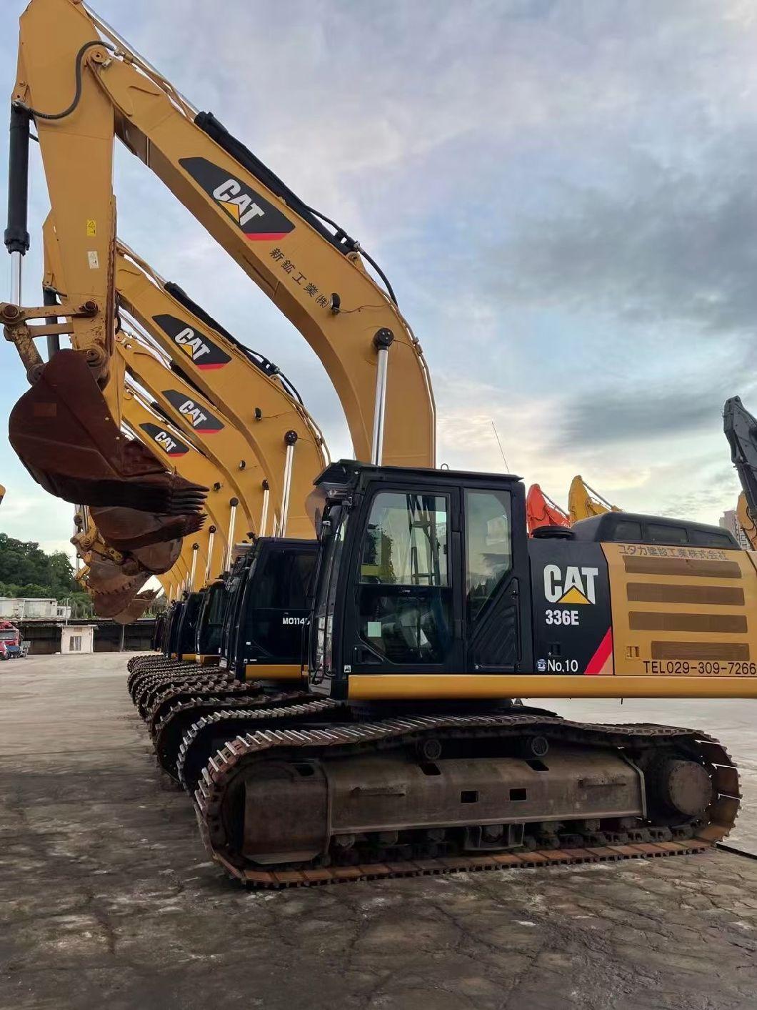 Used Second Hand Heavy Duty Good Running Crawler Excavator 35 Ton Construction Machinery Cat336e Digger Excavators Excavadora Usada Excavatrice 325 329 330 345
