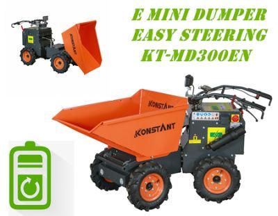 Electric Mini Dumper with 300kg Loading for Building Construction Use