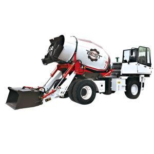 Small Truck Loaded Cement Concrete Mixer Machine 4 Cubic Met