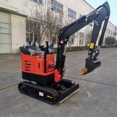 Multi Functional 1.5 Ton Small Garden Hydraulic Digger Mini Excavator on Crawler