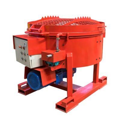 Mobile High Efficient Refractory Pan Mixer for Mixing Chemical Materials