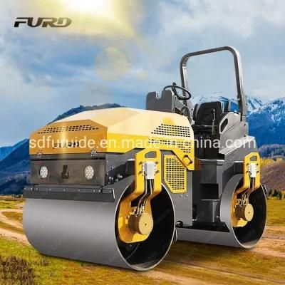 Hydraulic Compactor 4 Ton Double Drum Asphalt Road Roller for Sale Fyl-1400