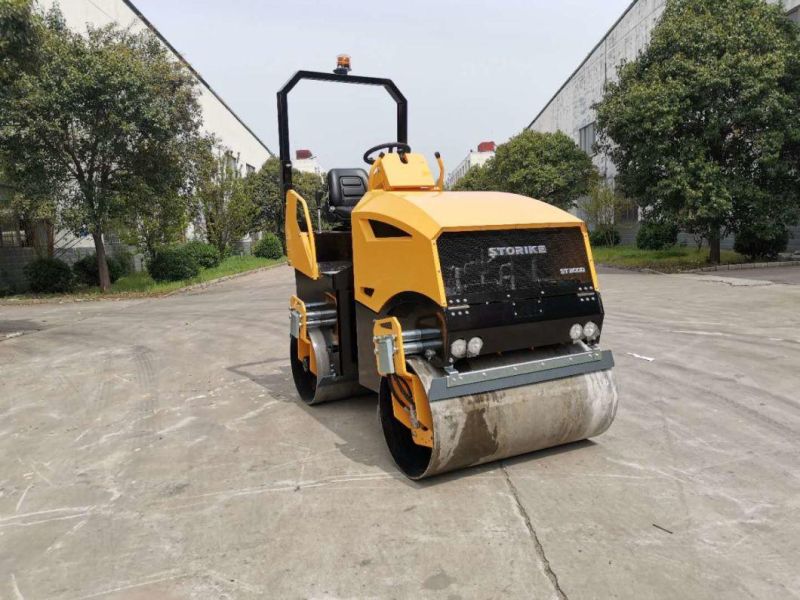 3 Ton Good Quality Fully Hydraulic Vibrating Kubota Diesel Engine Roller Compactor EPA