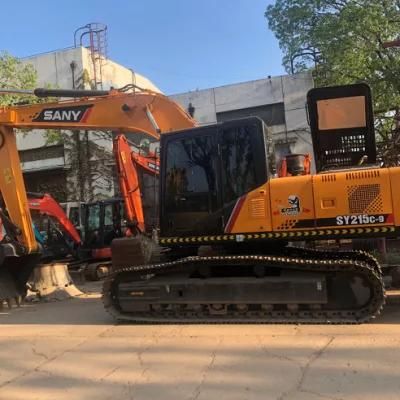 Used Sanyy 215-9/215-8/235-9/235-8/135-9 Excavator/ Made in China/Sanyy Heavy Machines/Sanyy Excavator/ China Original/21 Tons