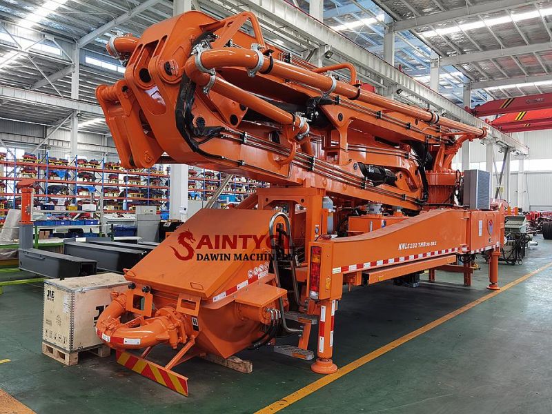 38m Truck Mounted Boom Concrete Pump Truck Upper Part Without Chassis