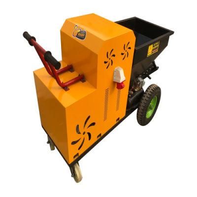 Electric Diesel Concrete Cement Mortar Putty Spraying Plastering Machine for Wall