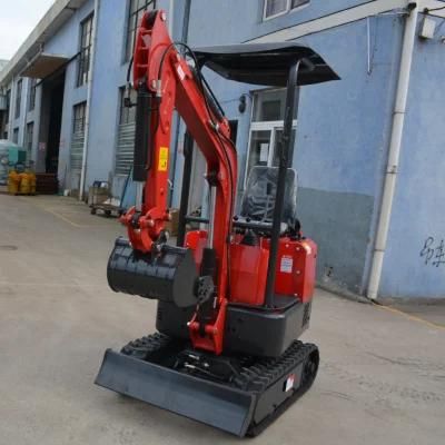 Mini Construction Machinery 1000kgs Excavator with 0.025cbm Bucket