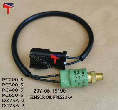 PC200-5 PC300-5 PC400-5 D375A-2 D475A-2 Excavator Oil Pump Pressure Switch 20y-06-15190