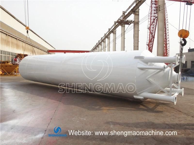 Large Capacity Q235 Steel 100t 200t 300t 500t 1000t Bolted Cement Fly Ash Silica Powder Silo for Concrete Batching Plant