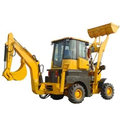Heracles Small Compact 4 Wheel Drive Loader Tractor Backhoe