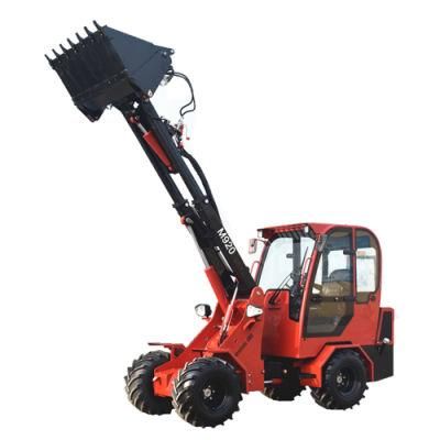 Log Grapple Attachment Payloader 2ton Load Telescopic Wheel Loader with Extendable Arm