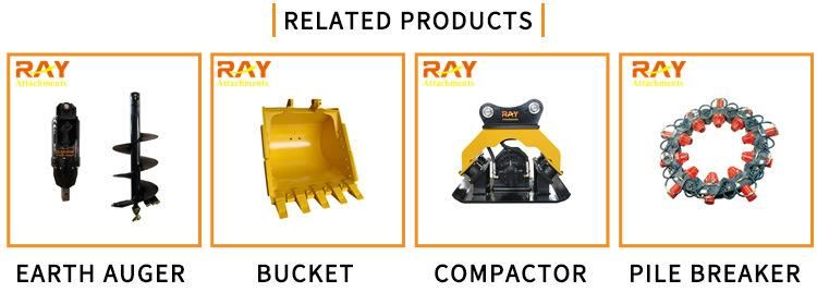 Hydraulic Vibrating Guardrail Pile Driving Machine Vibro Hammer for Sale