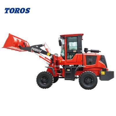 Ton Mini Backhoe Loader New Front End Loader and Backhoe with 1m3 Bucket Price