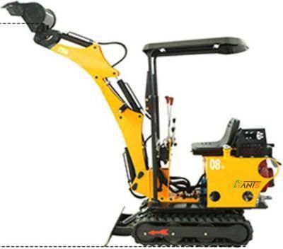 Best Quality Factory Supplied 800kg 0.8 Ton Earth Moving Machine Mini Excavator