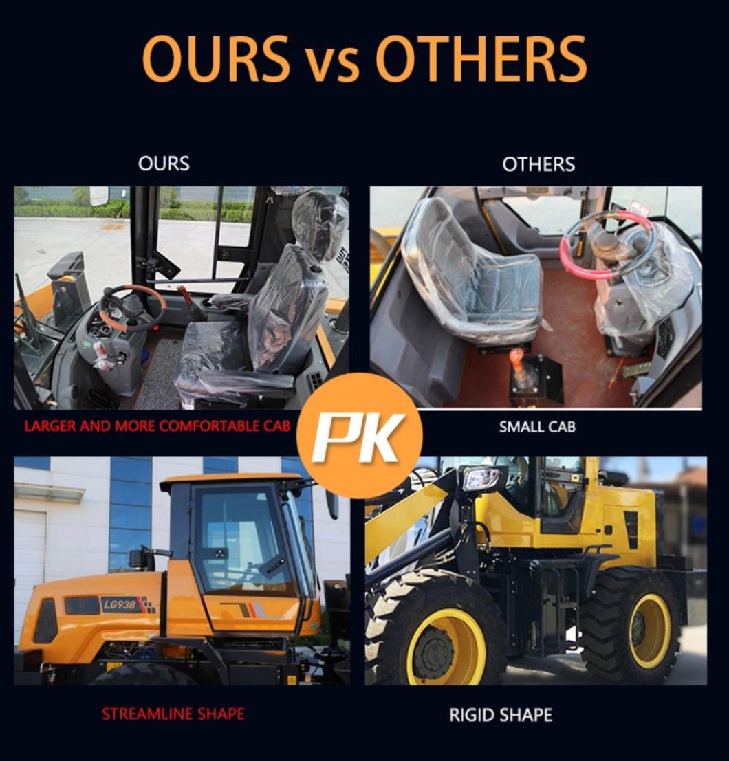 Chinese Cheap Loader Backhoe with Price Compact 4X4 in The Philippines Mini Backhoe Loaders for Sale 4WD Mini Wheel Loader Zl20/Hydraulic/1600kg /2000kg Wheel