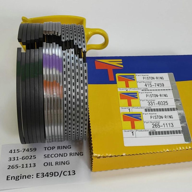 High Quality Diesel Engine Mechanical Parts Piston Ring 265-1113 331-6025 415-7459 for C13 C1 Engine 966h Loader Parts Generator Set