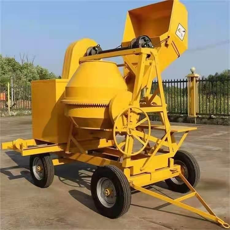 Diesel Drum Automatic Loading and Flipping Concrete Mixer 500L Is on Sale