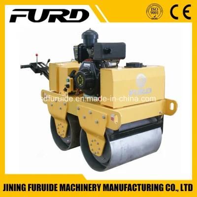 Tandem Drum Walk Behind Vibrating Roller, Asphalt Roller, Soil Compactor for Sale