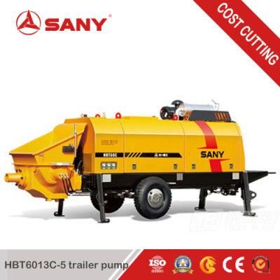 Sany Hbt6013c-5 65m3/H Construction Equipment Electric Concrete Trailer Pump for Sale Price