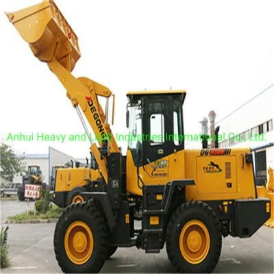 Degong Dg938n Wheel Loader Drive Wheel Loader Mini Tractor Backhoe Loa