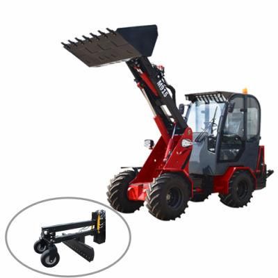 China Mini Log Telescopic Wheel Loader Skid Steer Loader Mini Telescopic Log Loaders