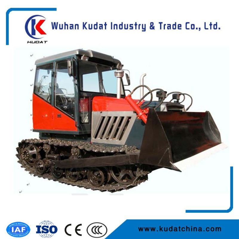 80HP Earth Moving Bulldozer Crawler Tractor Type