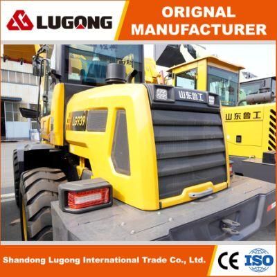 Export LG939 Mini Wheel Loader Joystick Radlader with Palet Fork for Construction