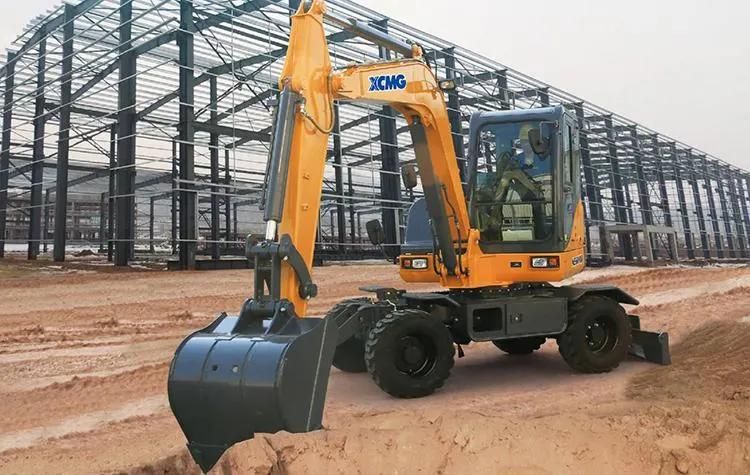 XCMG 6 Ton Small Bucket Wheel Excavator Xe60wb Made in China
