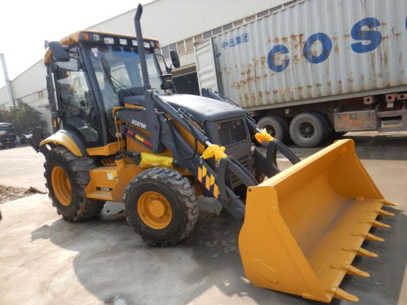China 2.5 Ton 4*4 Retroexcavadora Mini Backhoe Loader Xc870K Price