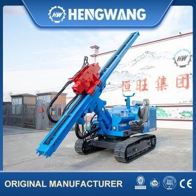 China 6m Rotary Pile Driver Crawler Rotate 360 Degrees Hydraulic Solar Pile Driver for for Photovoltaic Power Stations