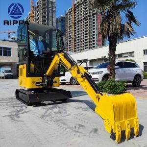 Hot Sale Rippa Brand R325 1.5 Ton Micro Digger Mini Excavator