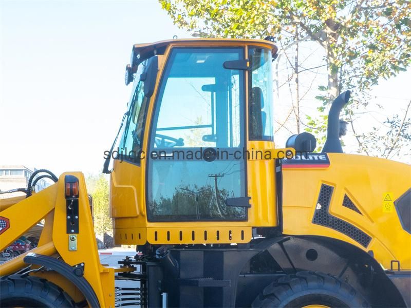 2022 Hot Sale 1cube 5000kg Diesel Engine Big Wheel Loader