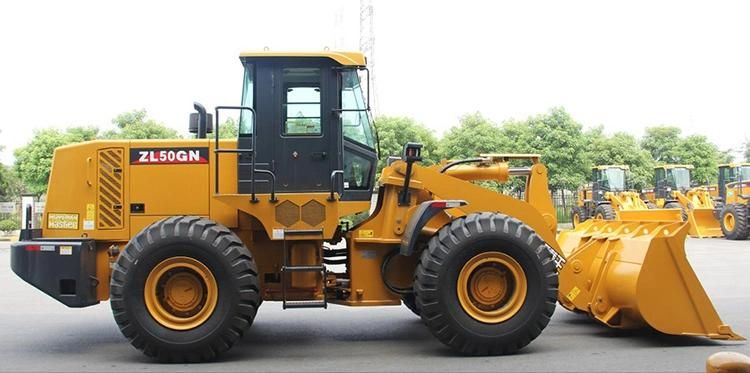 XCMG Zl50gn 5 Ton Front End Wheel Loader with Attachments