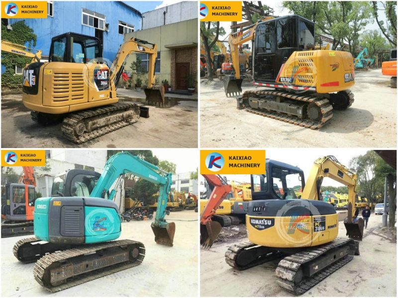 Japanese Medium Size Doosan/Kobelco/Kubota/Cat/Hitachi/Hydraulic Komatsu PC40/55/56/60-7/70-8/ Mini 4/6/7ton Small/Crawler/Backhoe/Second Hand/Used Excavator