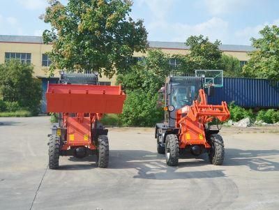 Small Compact Wheel Loader with 4 in 1 Bucket